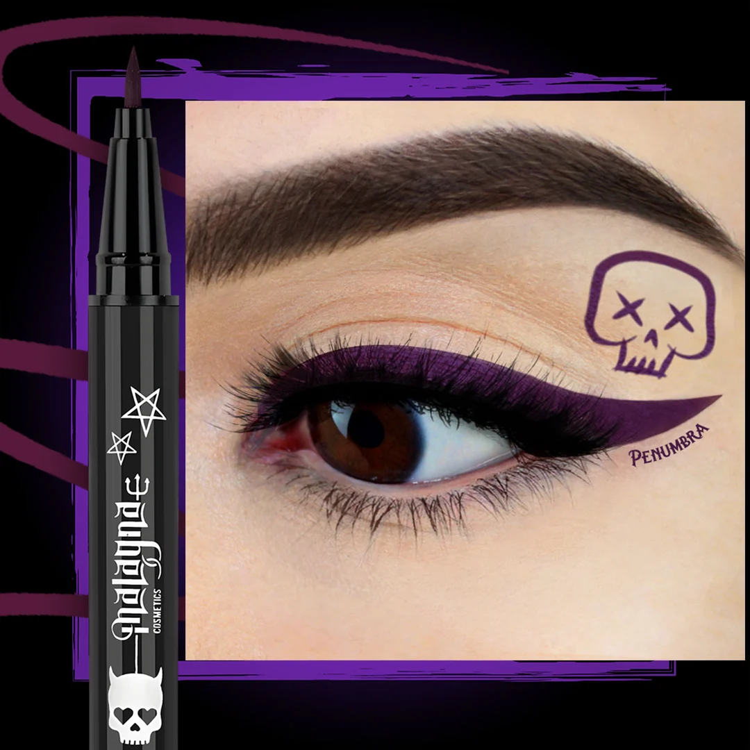 Delineador waterproof morado | plumón Penumbra